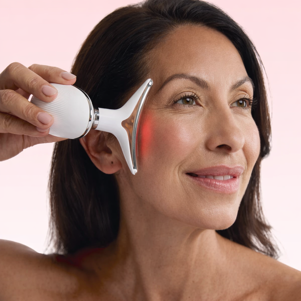 EMS Red Light Therapy Face & Neck Lift Wrinkle Remover Tightening Massager
