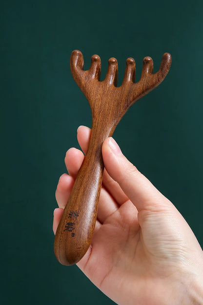 GoldenClaw Sandalwood Massager