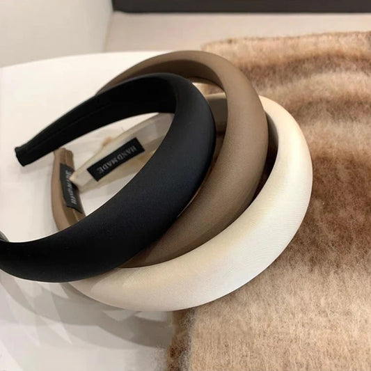 EleganceWave Satin Hairband