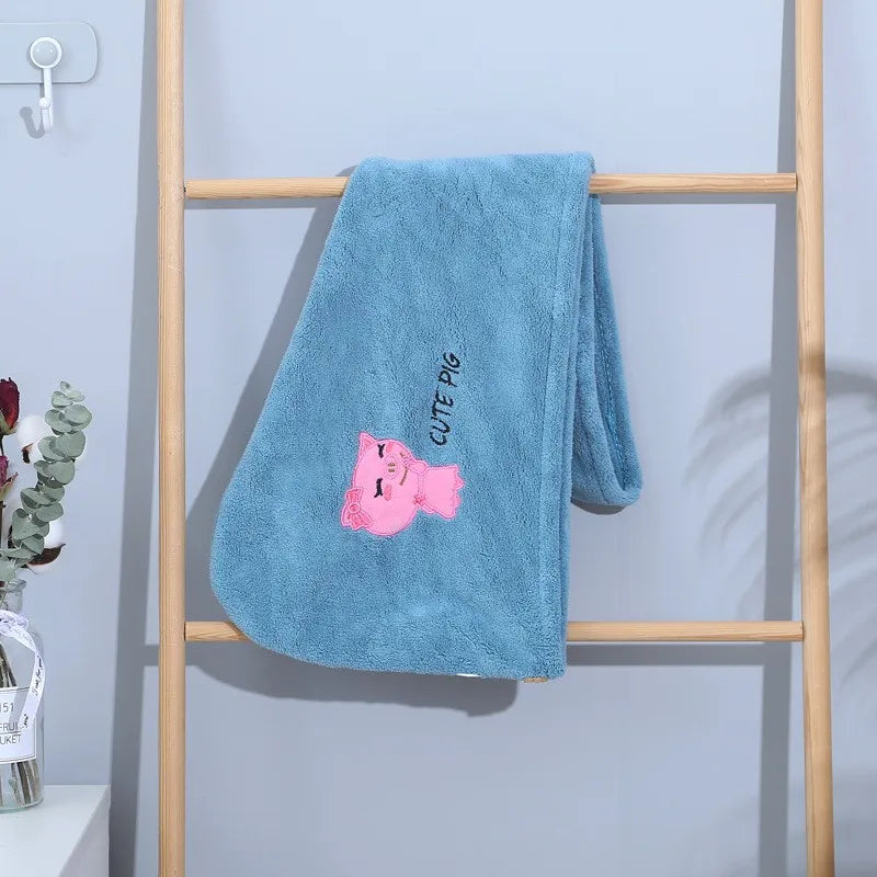 PineDry Coral Fleece Turban