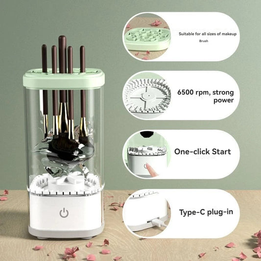 QuickClean Electric Brush Washer