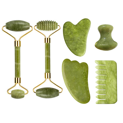 JadeGlow Facial Massage Set