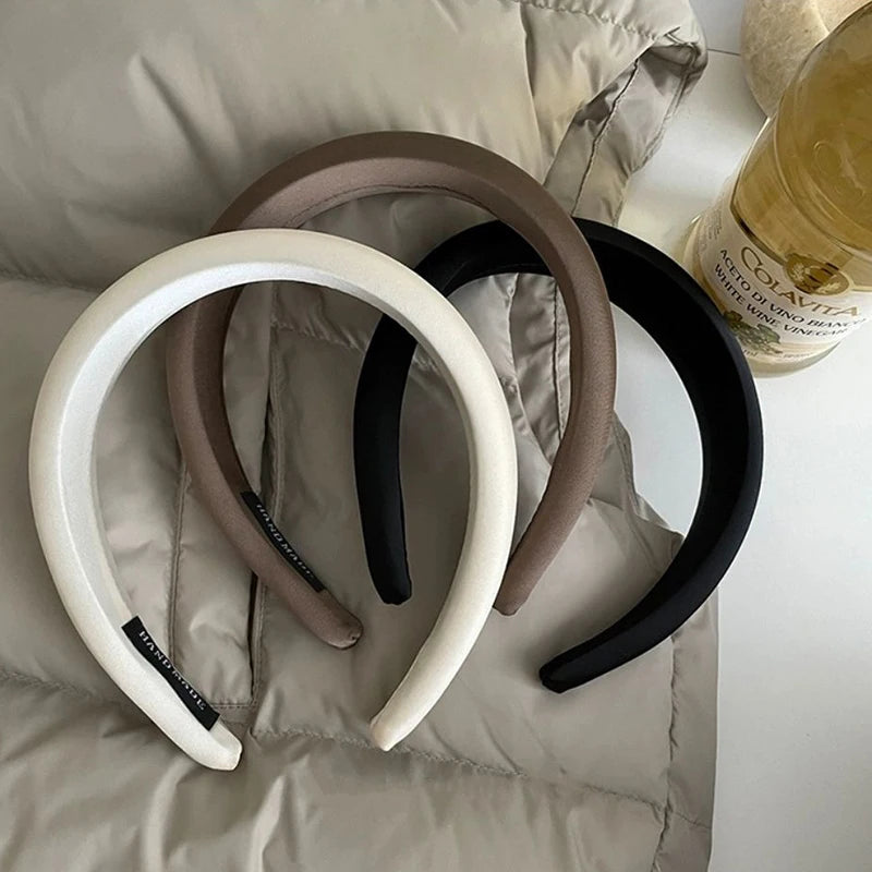 EleganceWave Satin Hairband