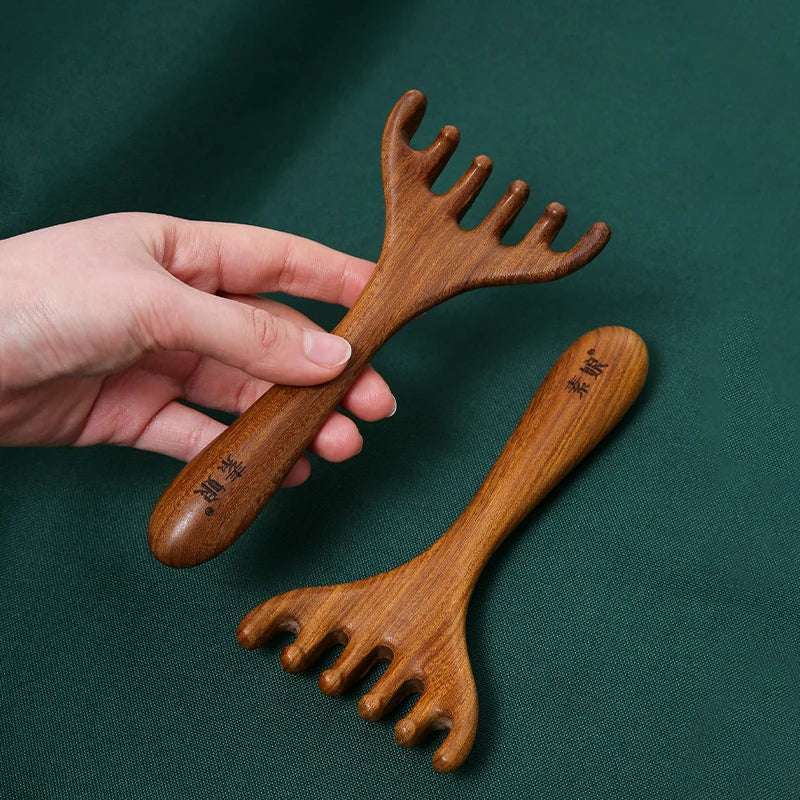 GoldenClaw Sandalwood Massager