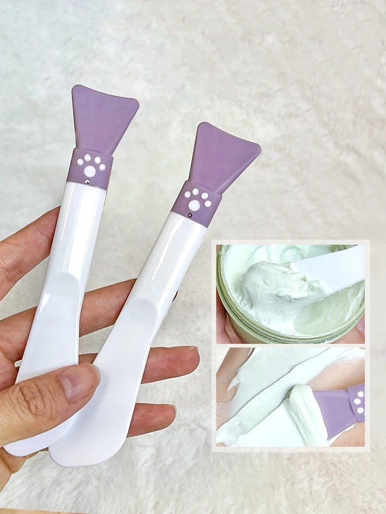 Dual-End Silicone Mask Brush