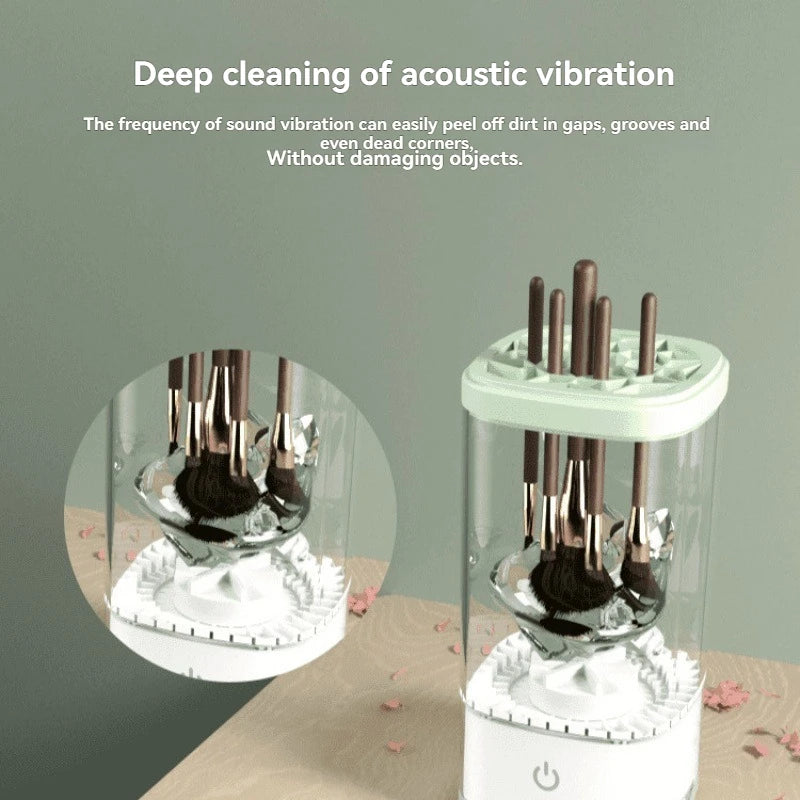 QuickClean Electric Brush Washer
