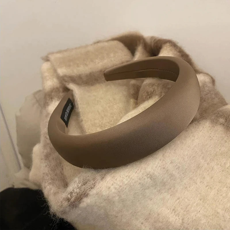 EleganceWave Satin Hairband