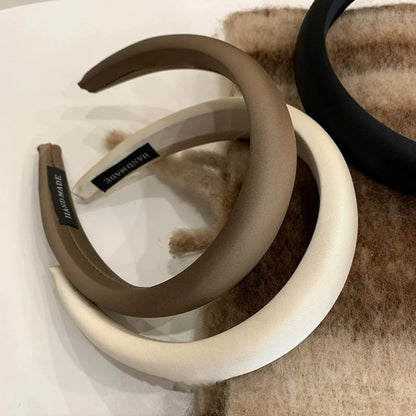 EleganceWave Satin Hairband