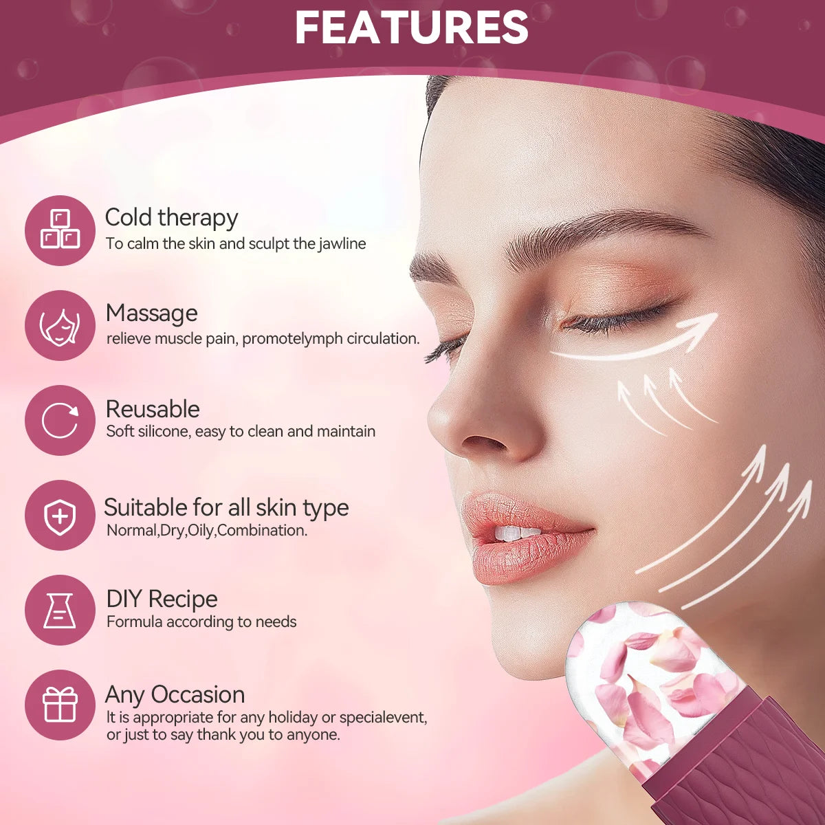 ChillGlow Reusable Ice Roller